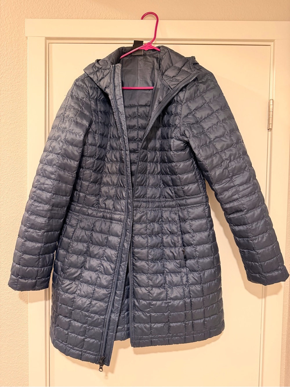 North Face Quilted Hooded Coat